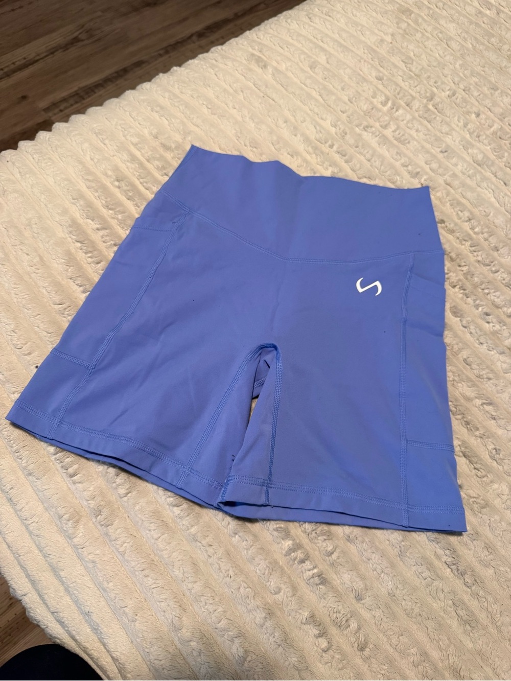 LF Periwinkle Blue High-Rise Bike Shorts